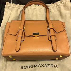 NWT BCBG DEEP BLUSH SATCHEL